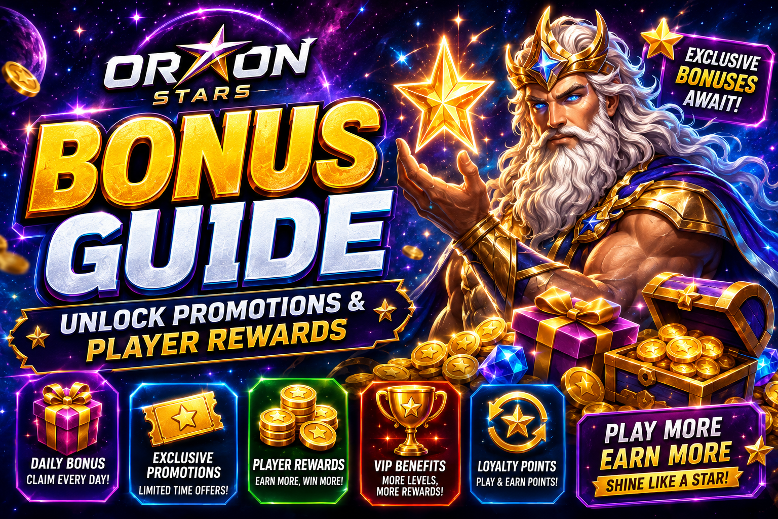 Orion Stars Bonus Guide: Unlock Promotions & Player Rewards